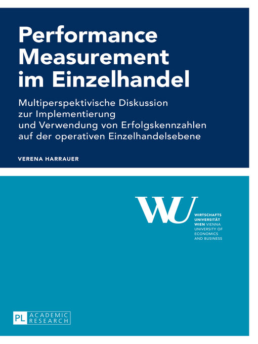 Title details for Performance Measurement im Einzelhandel by Verónica Gerber Bicecci - Available